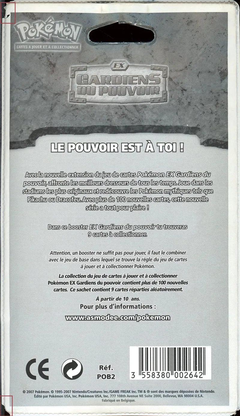 Booster Blister Ex Gardiens du Pouvoir