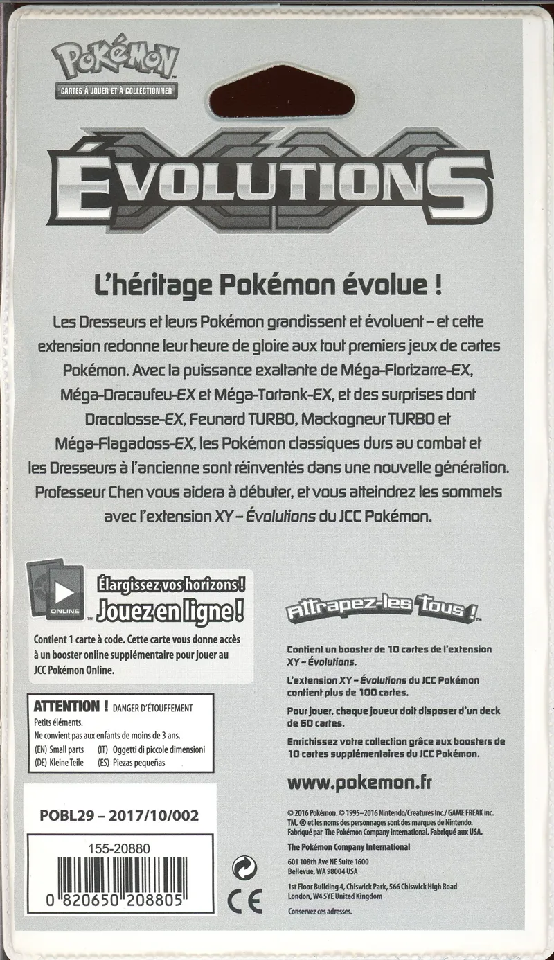 Booster Blister XY Evolutions