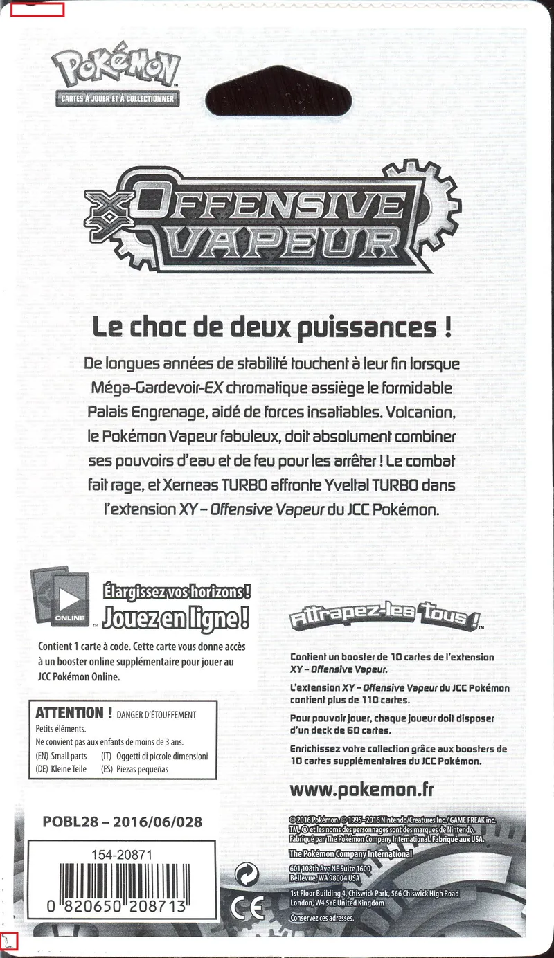Booster Blister XY Offensive Vapeur
