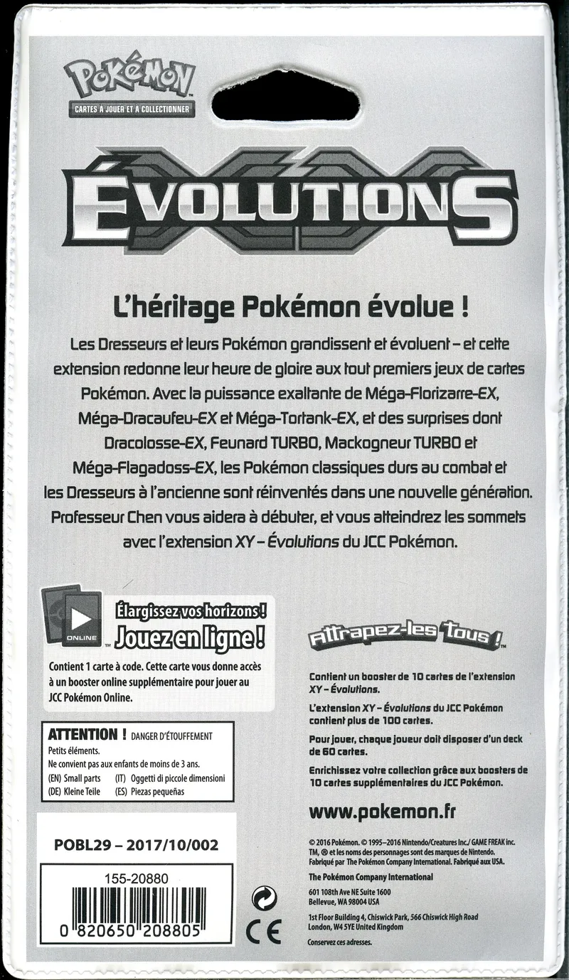 Booster Blister XY Evolutions