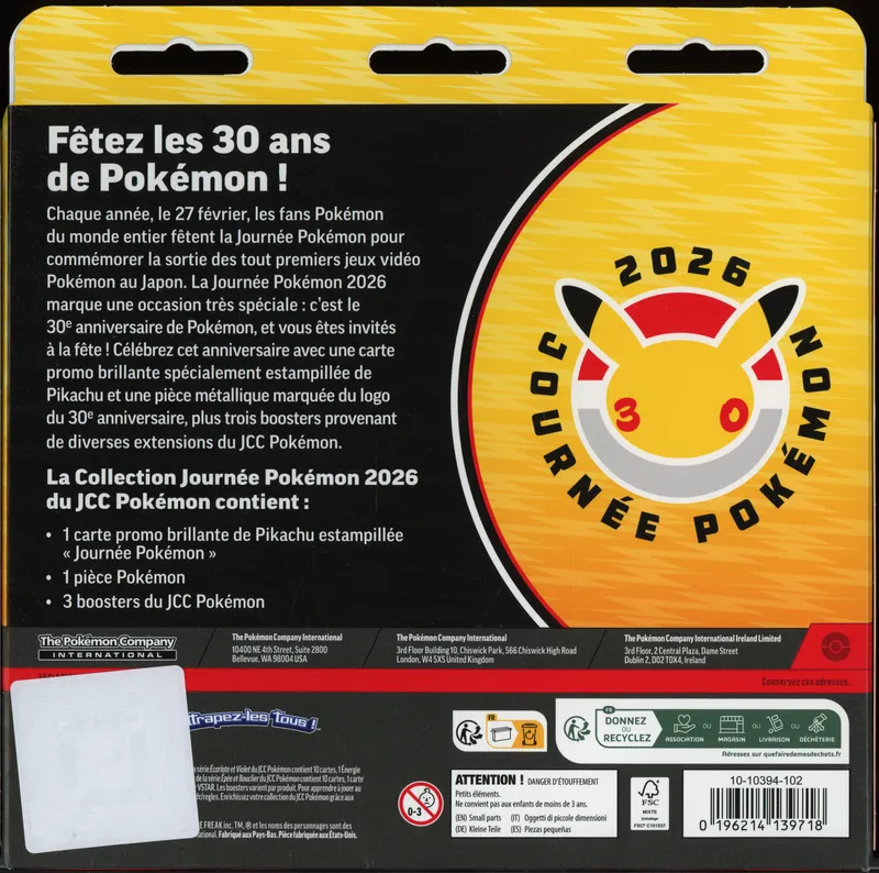 Coffret Journée Pokemon 2026