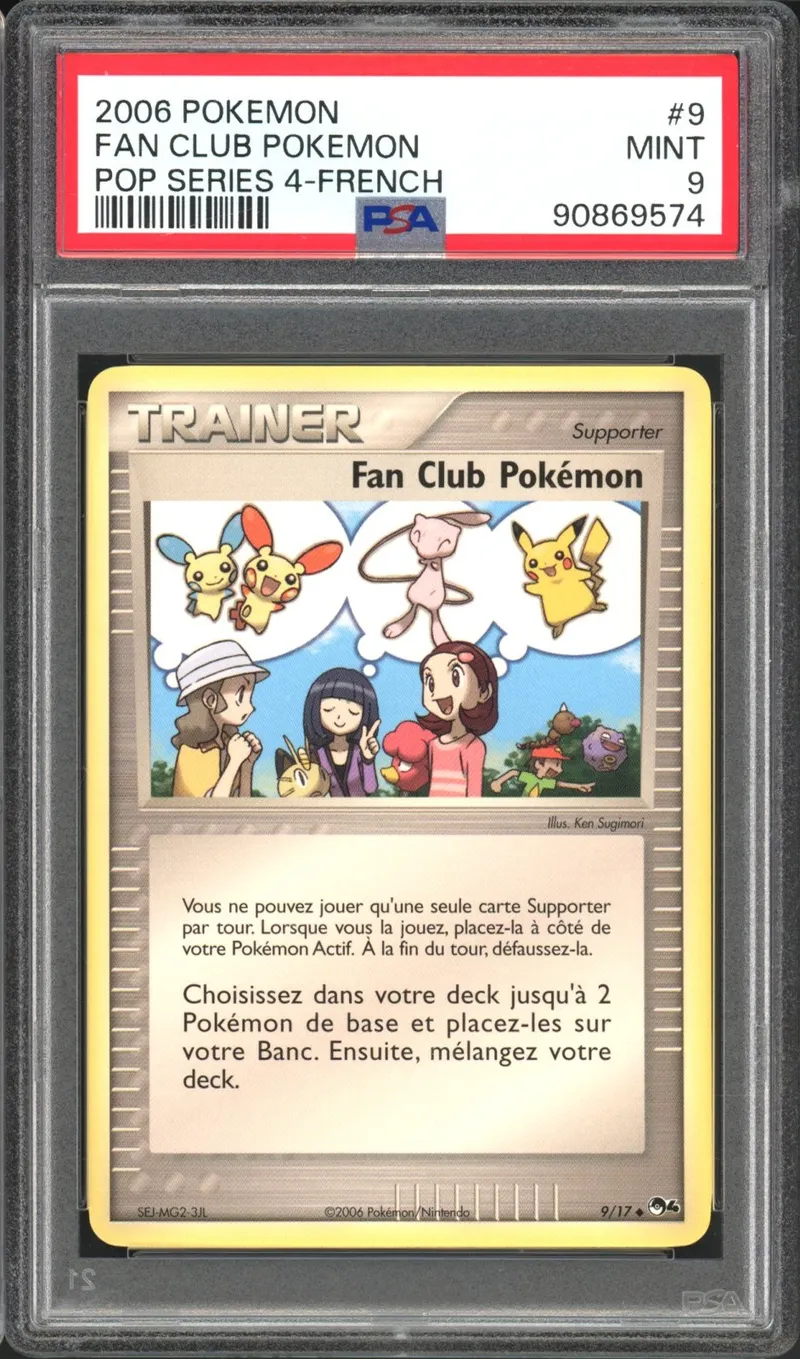 PSA 9 Fan Club Pokémon