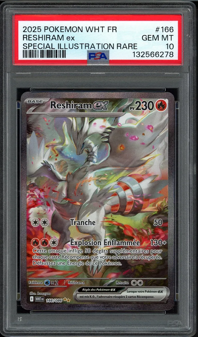 PSA 10 Reshiram Ex