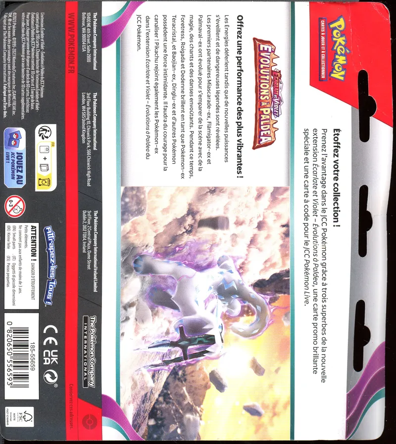 Tripack EV2 Evolutions à Paldea