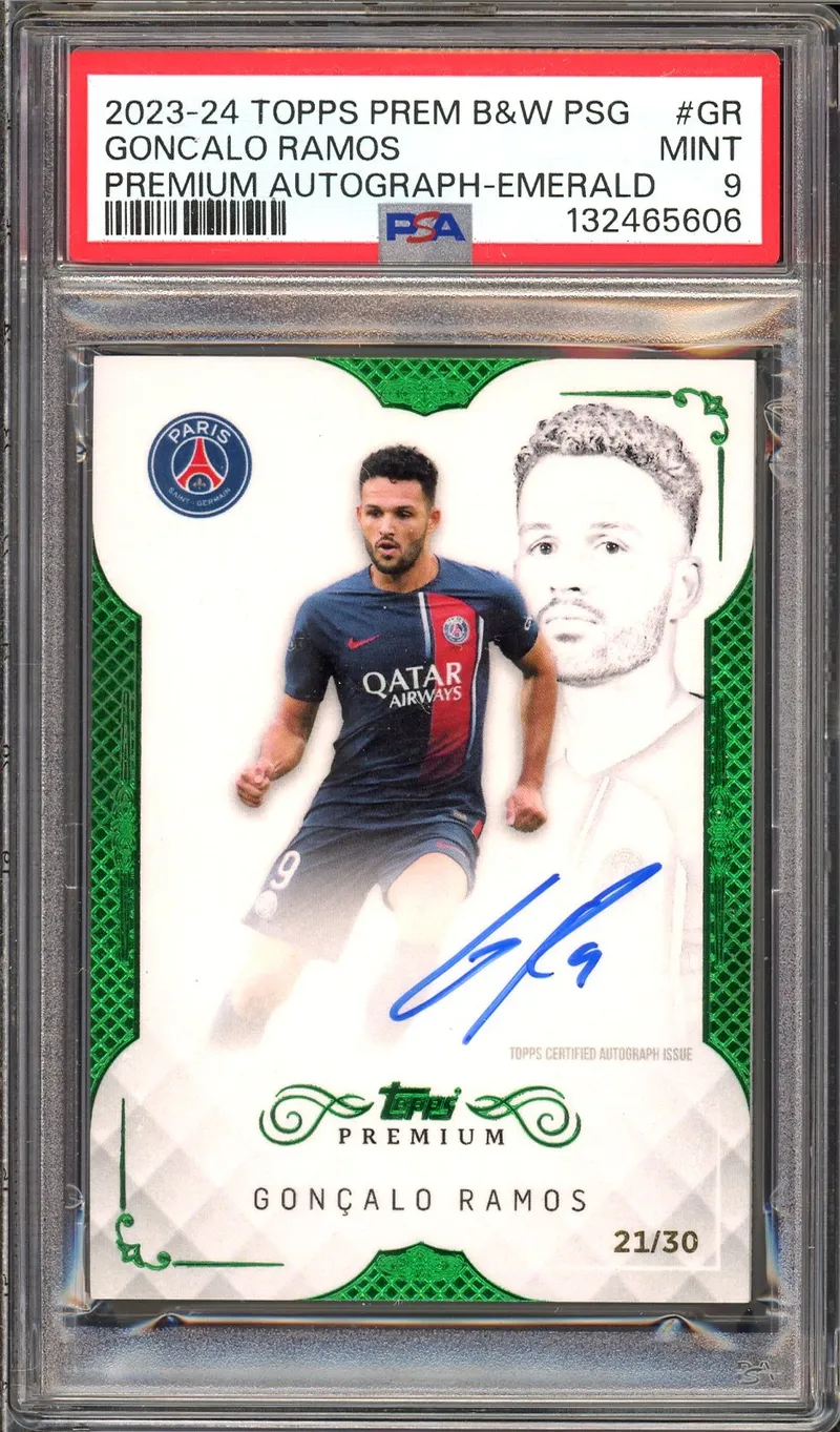 PSA 9 Gonçalo Ramos Autograph
