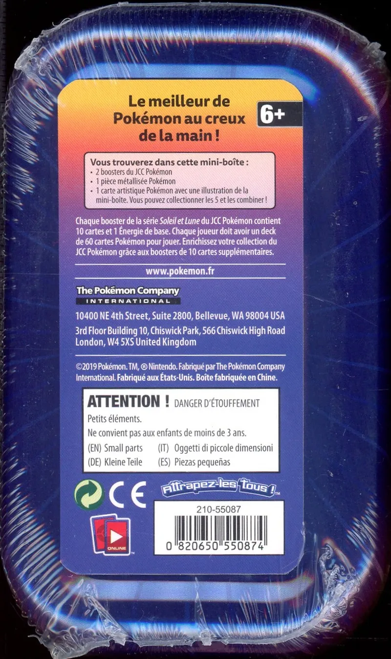 Mini Tin de Kanto Soleil & Lune