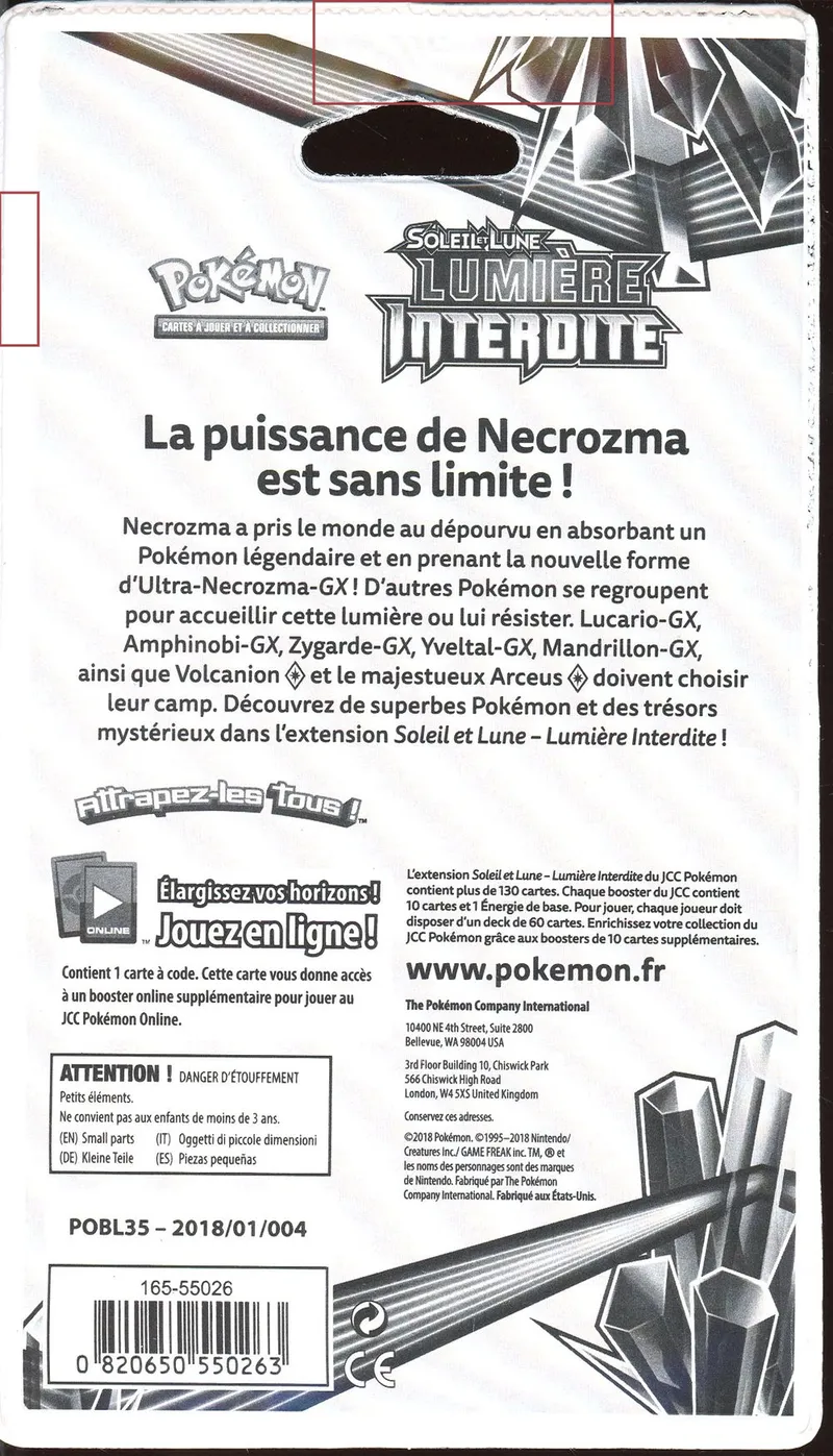 Booster Blister SL6 Lumière Interdite