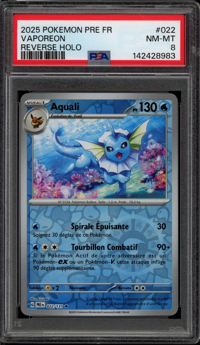PSA 8 Aquali Reverse