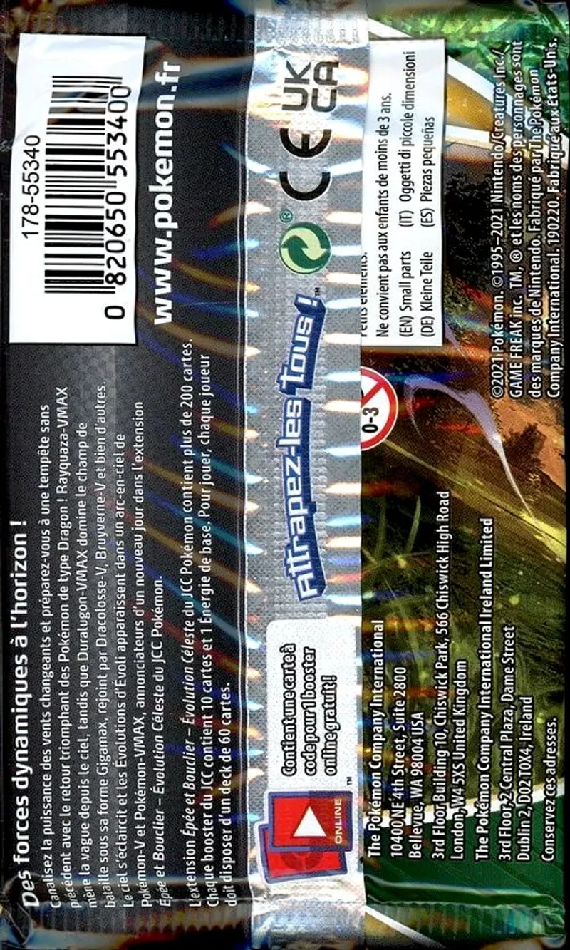 Booster EB7 Evolution Céleste