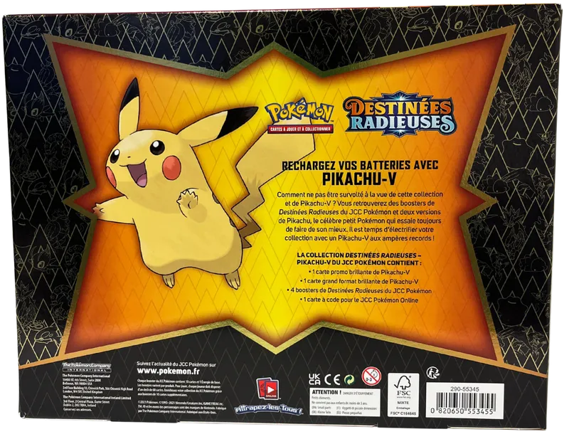 Coffret EB4.5 Destinées Radieuses Pikachu V