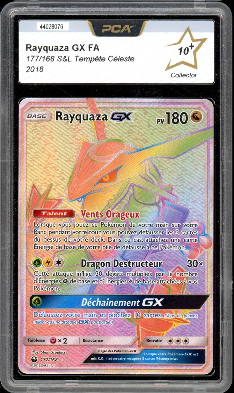 PCA 10+ Rayquaza Gx Rainbow