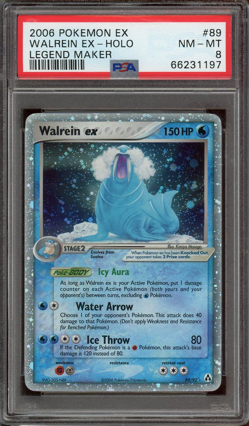 PSA 8 Walrein Ex