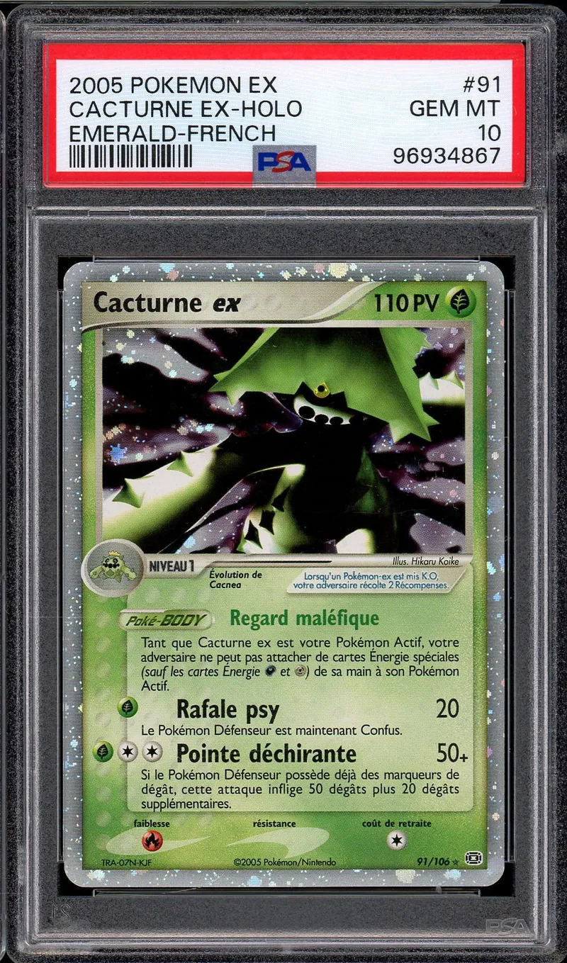 PSA 10 Cacturne Ex
