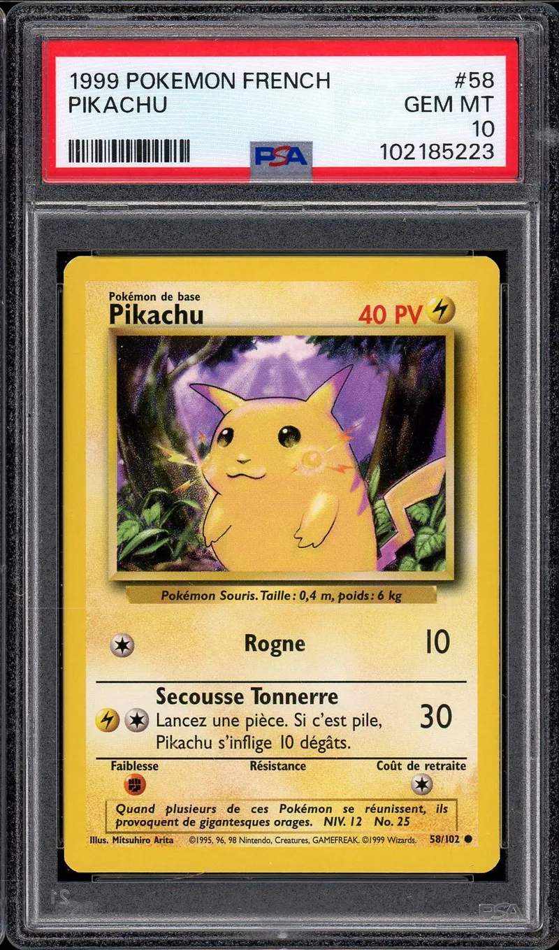PSA 10 Pikachu
