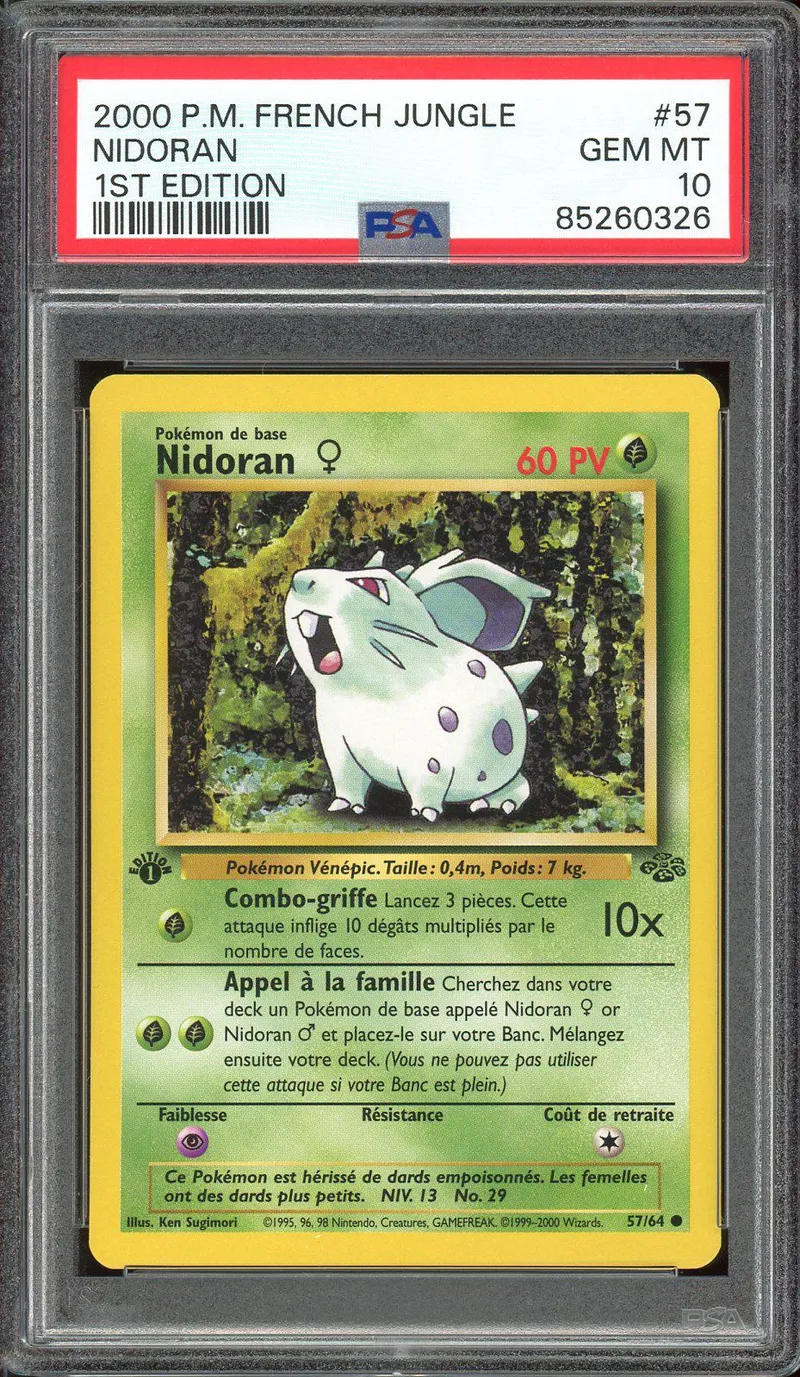 PSA 10 Nidoran