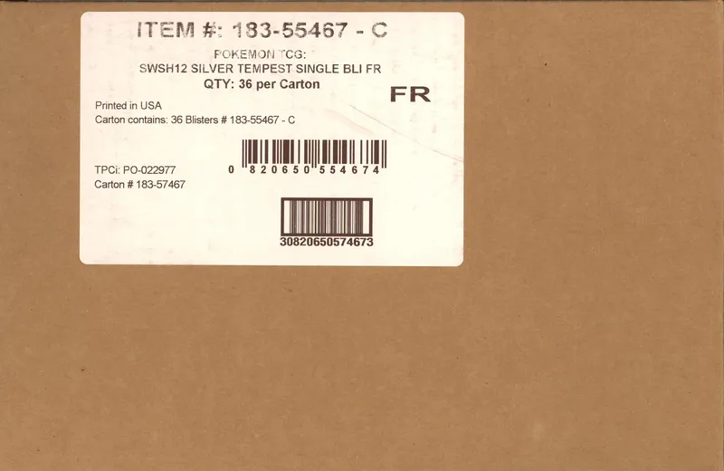 Case 36 Blisters EB12 Tempête Argentée