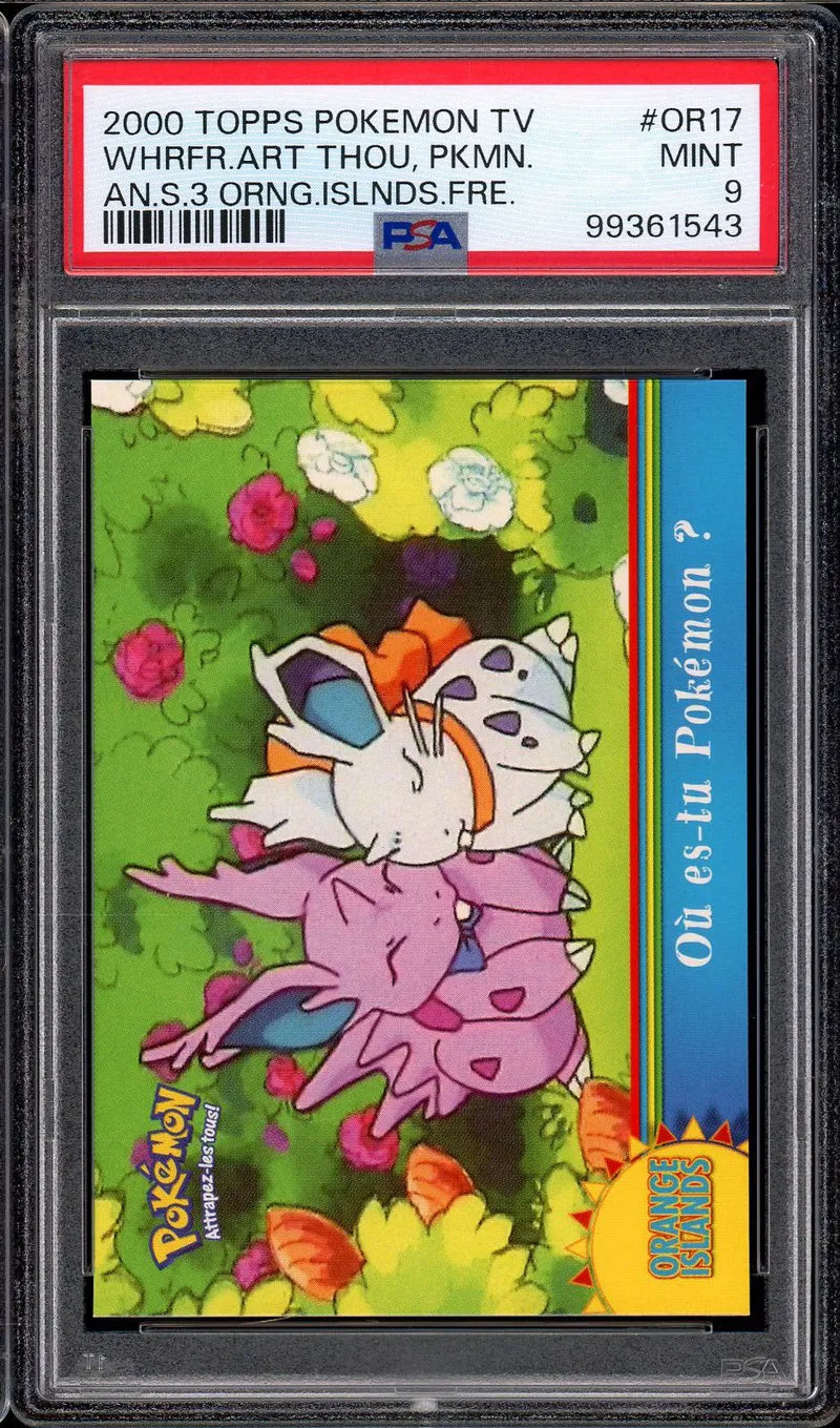 PSA 9 Ou es-tu Pokémon ?