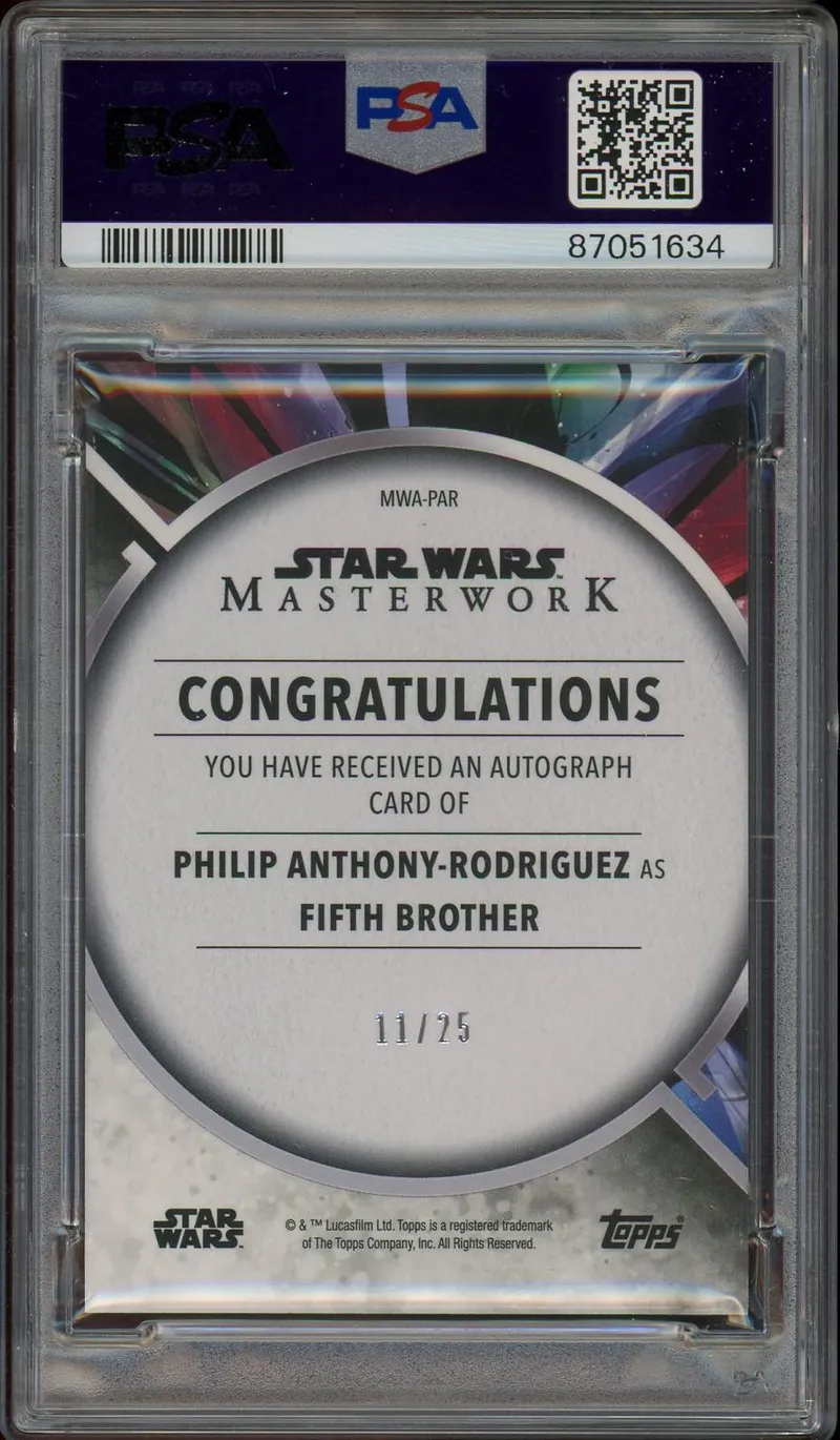 PSA 10 Philip Anthony-Rodriguez as "Fifth Brother" Canvas