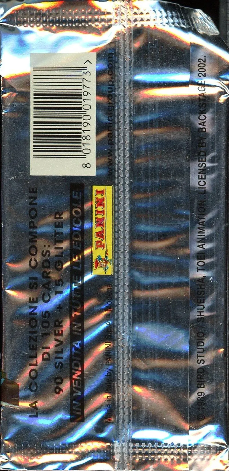 Booster Panini Dragon Ball Z Silver Collection