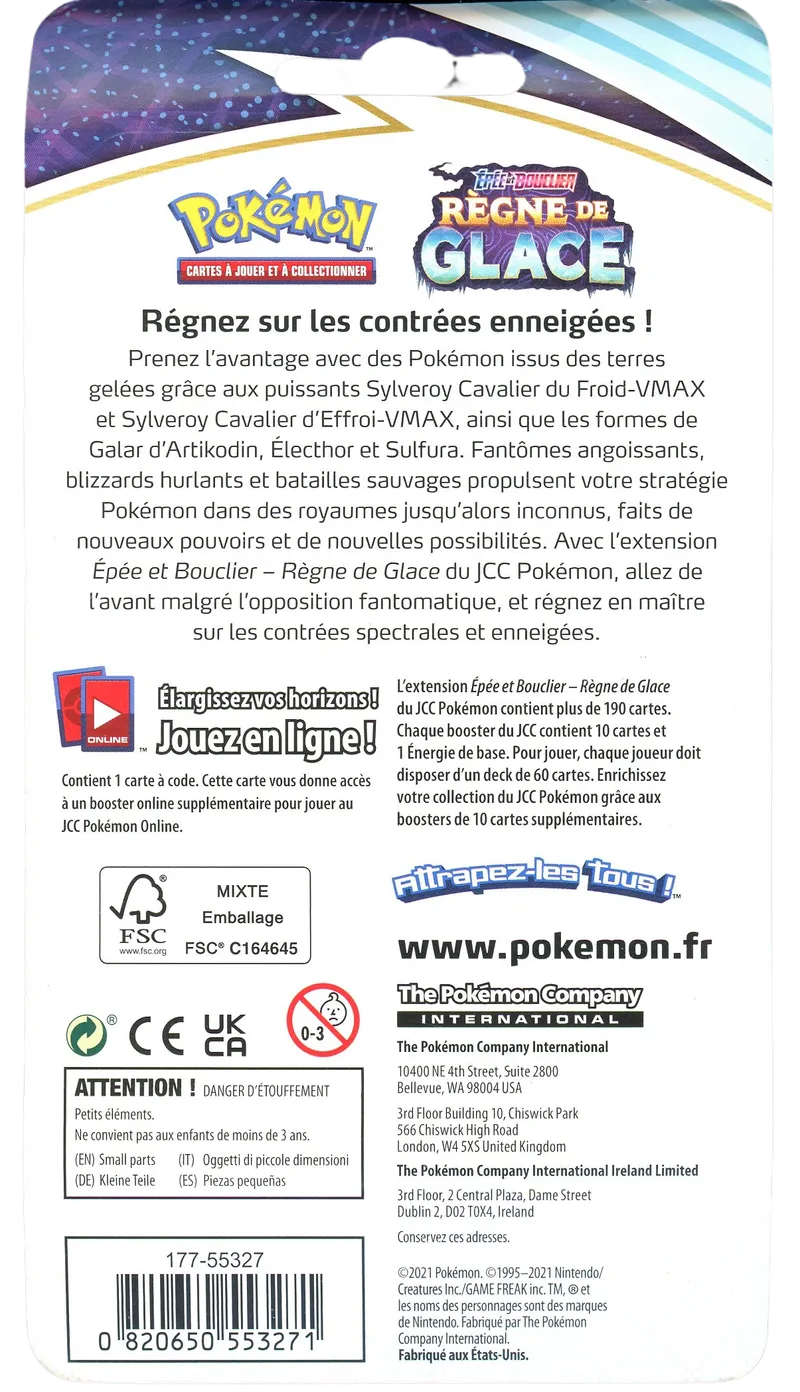 Booster Blister EB6 Règne de Glace