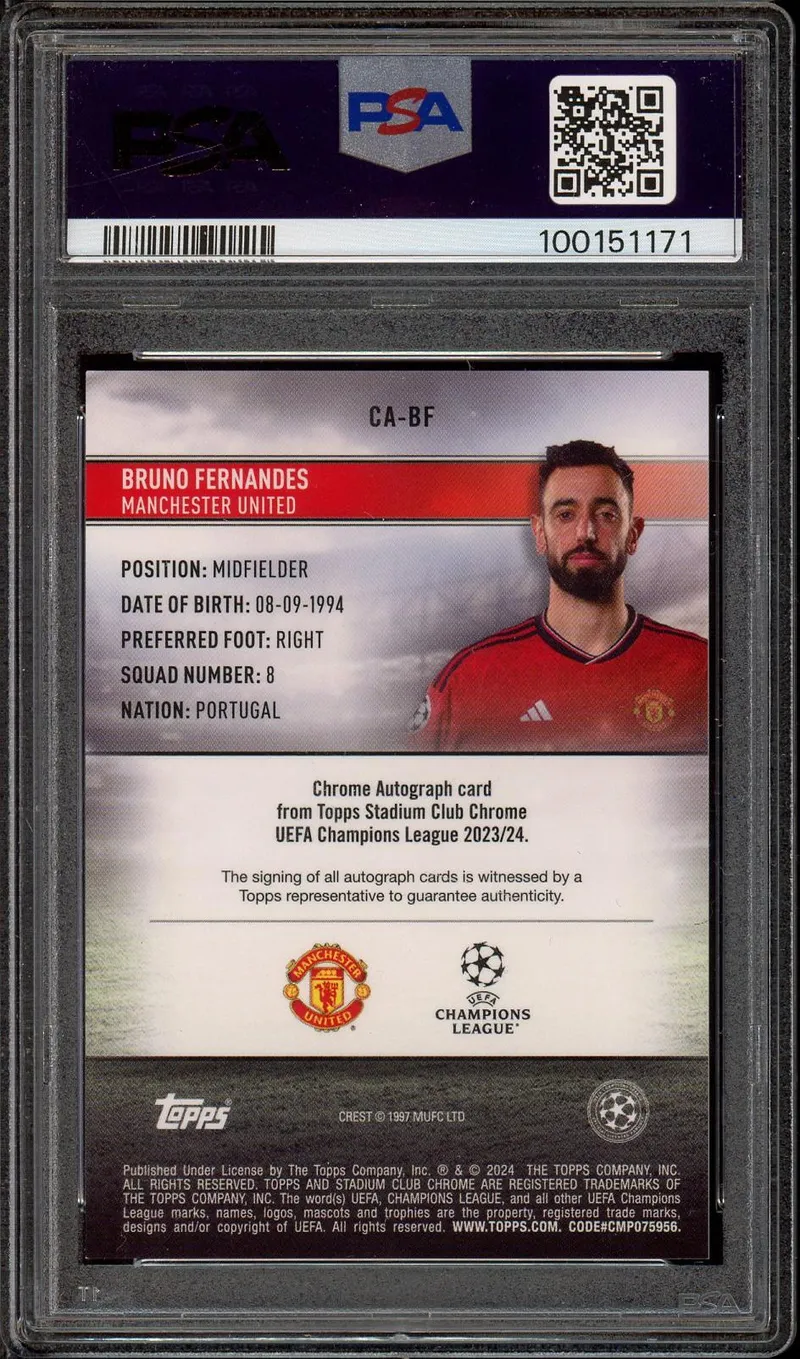 PSA 9 Bruno Fernandes