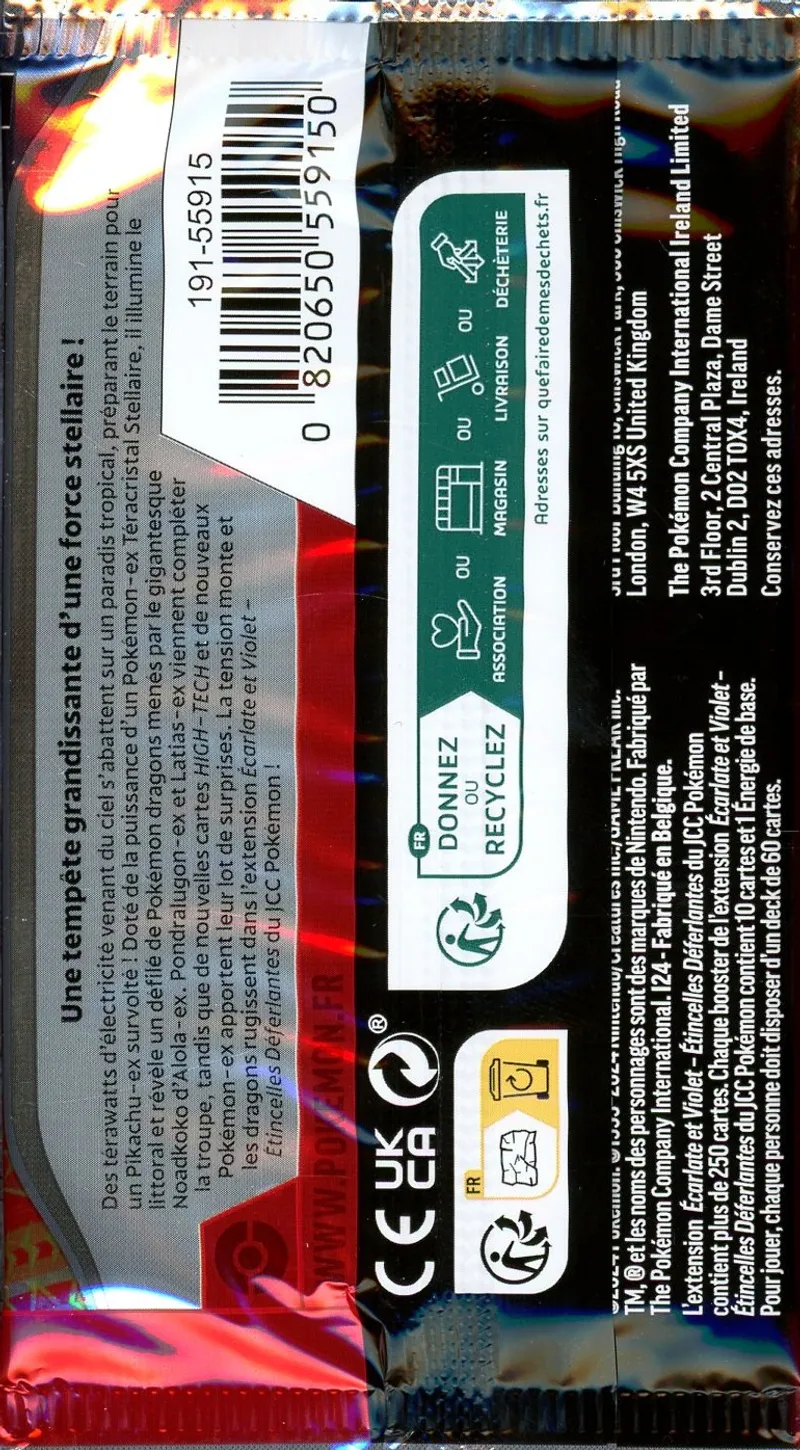 Booster EV8 Etincelles Déferlantes