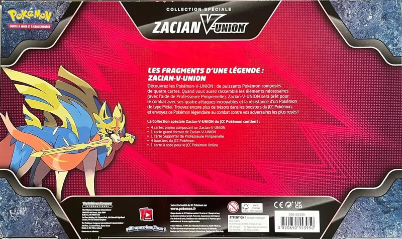 Coffret Collection Spéciale : Zacian V-Union