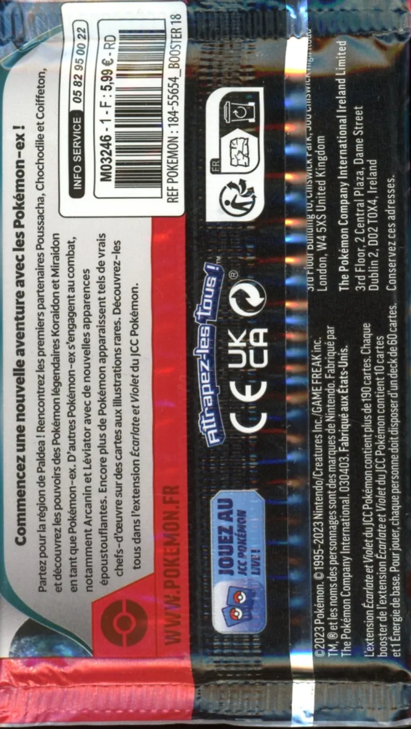 Booster EV1 Ecarlate et Violet