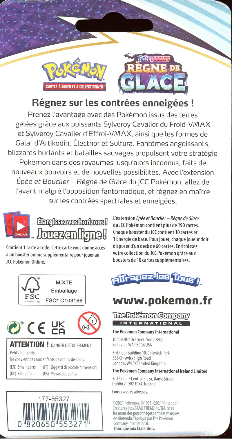 Booster Blister EB6 Règne de Glace