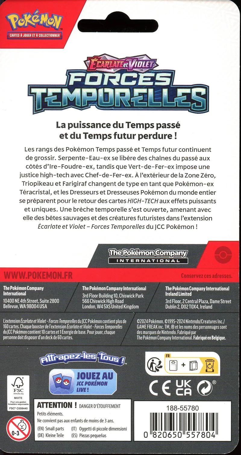 Booster Blister EV5 Forces Temporelles