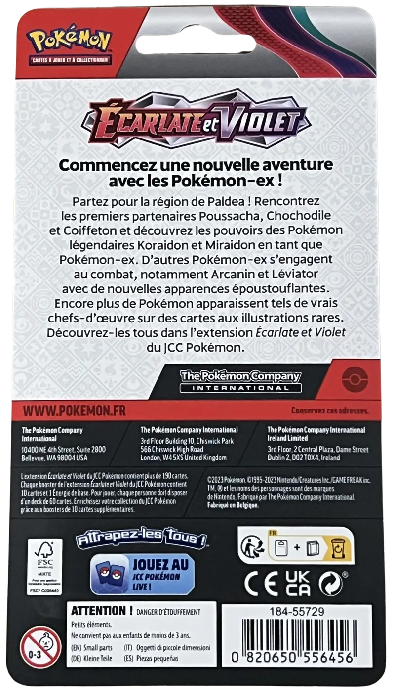 Booster EV1 Ecarlate et Violet