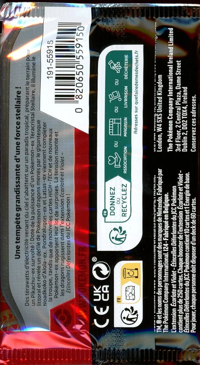 Booster EV8 Etincelles Déferlantes