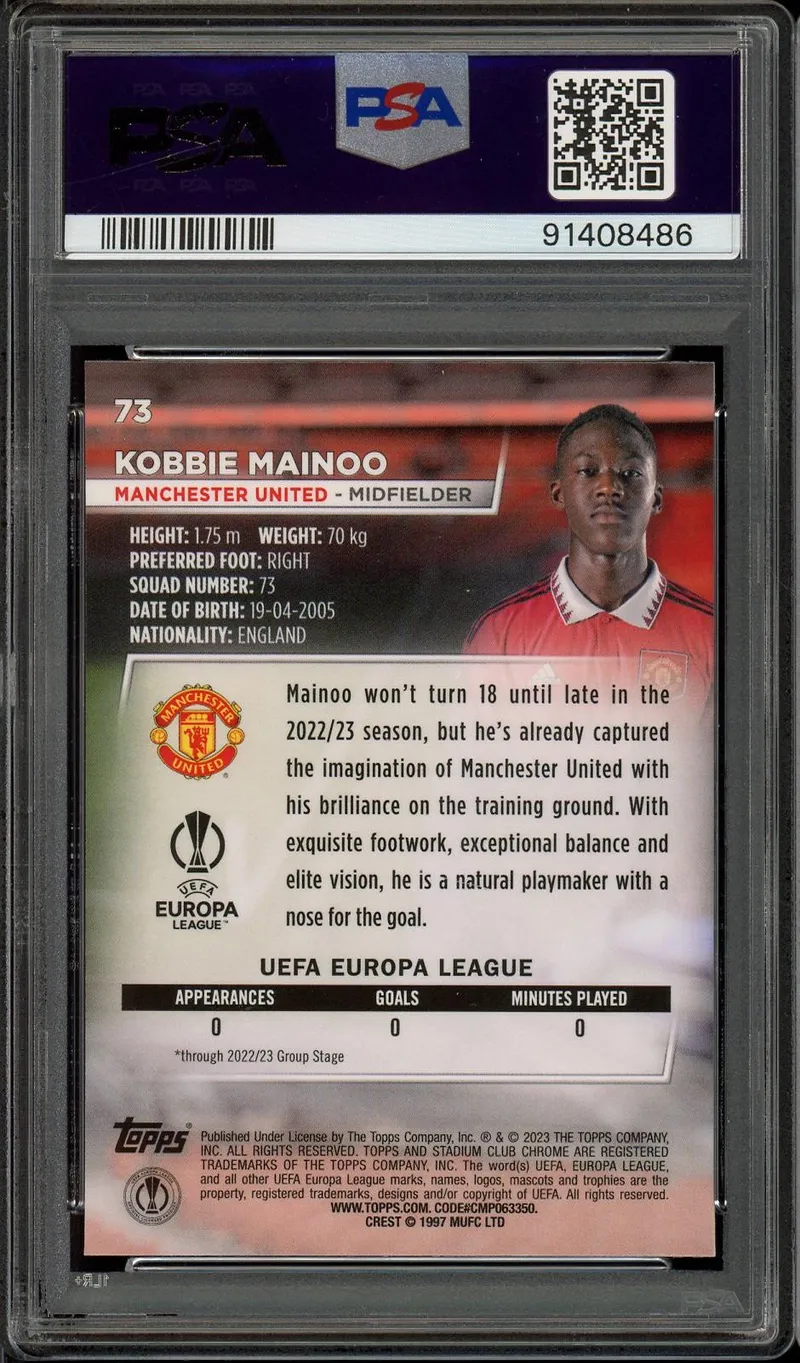 PSA 10 Kobbie Mainoo