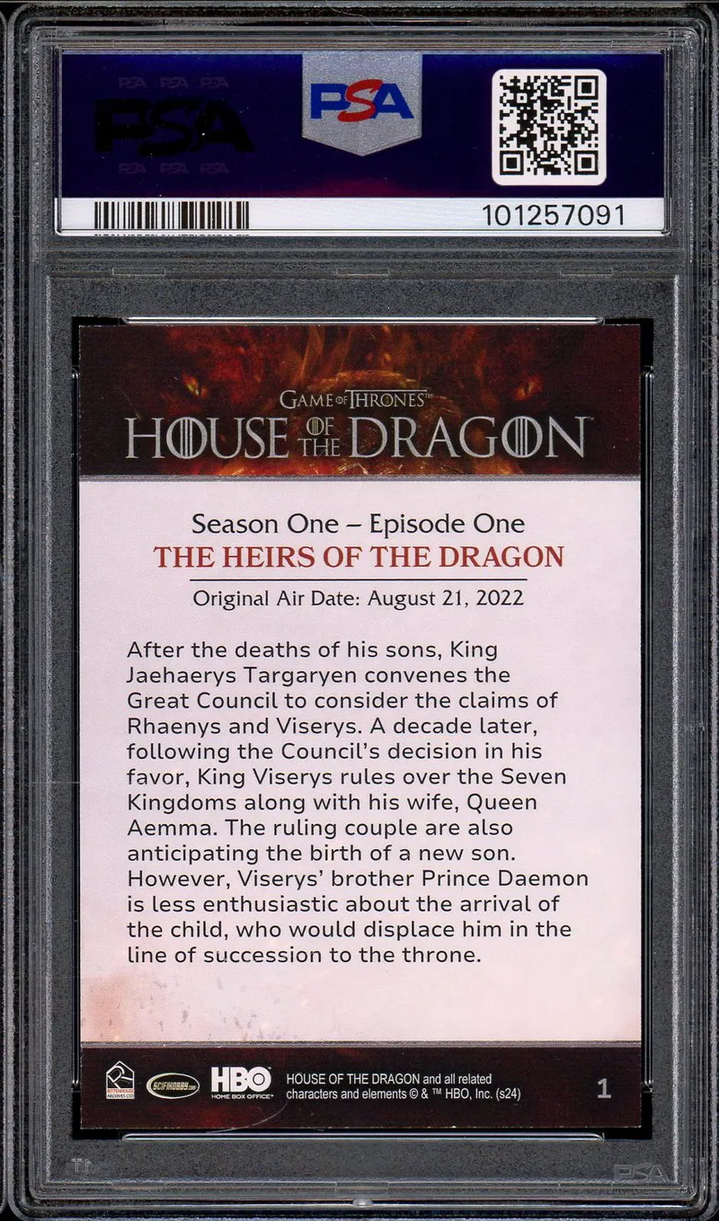 PSA 9 Heirs Of The Dragon