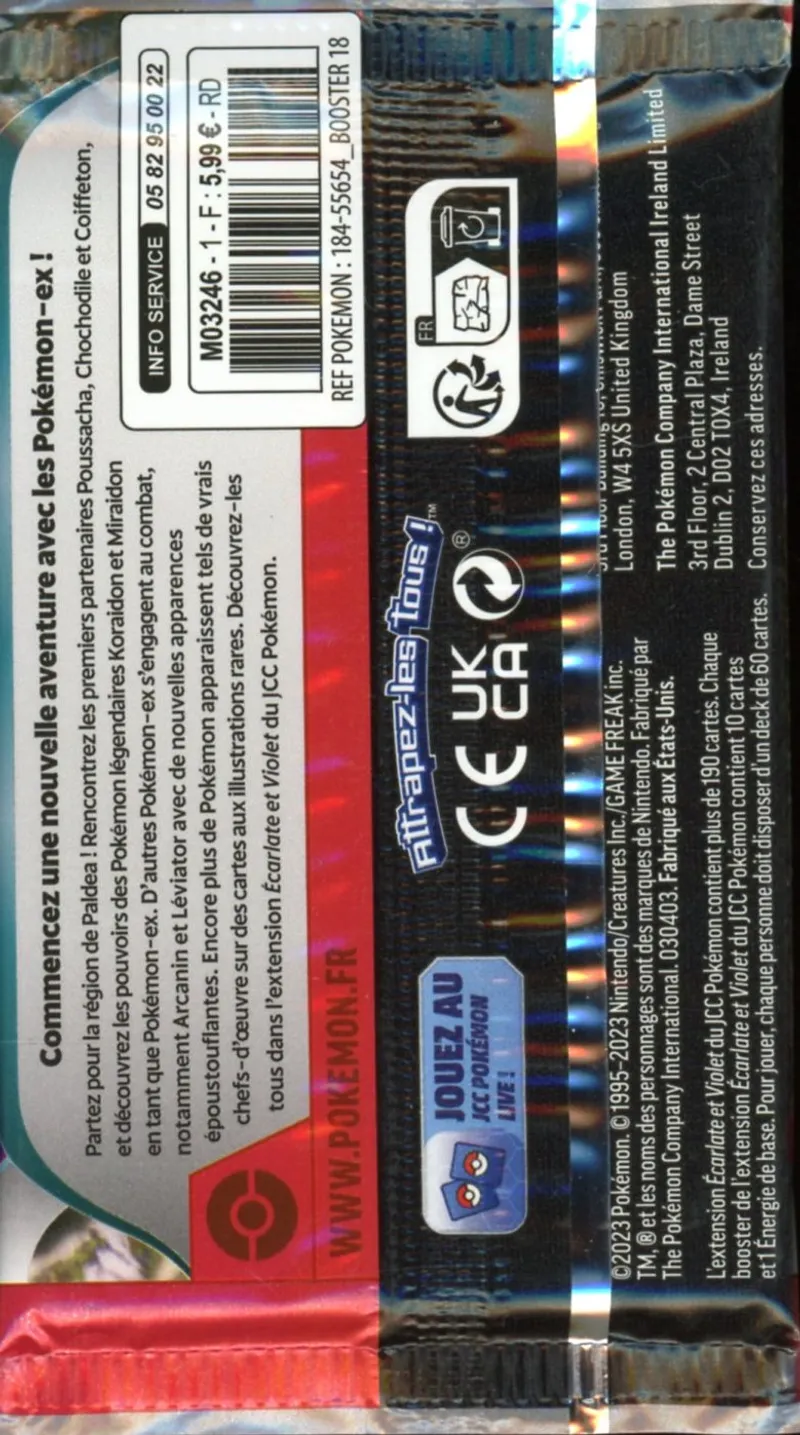 Booster EV1 Ecarlate et Violet