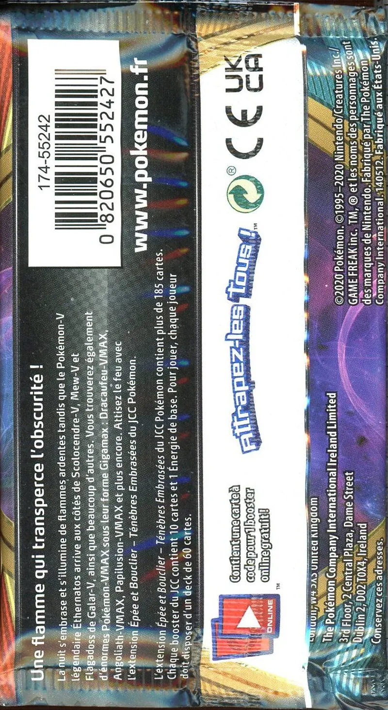 Booster EB3 Ténèbres Embrasées