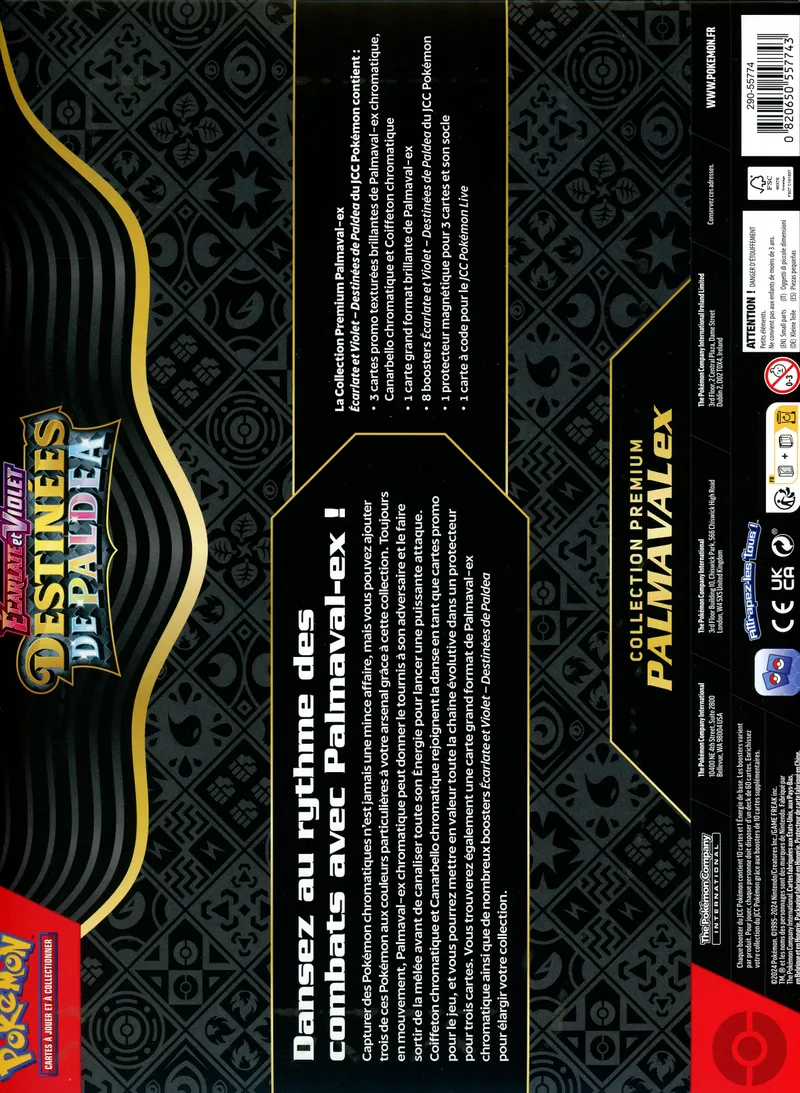 Coffret EV4.5 Destinées de Paldea Palmaval Ex