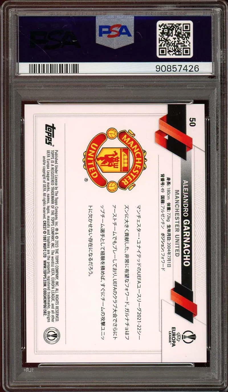 PSA 9 Alejandro Garnacho