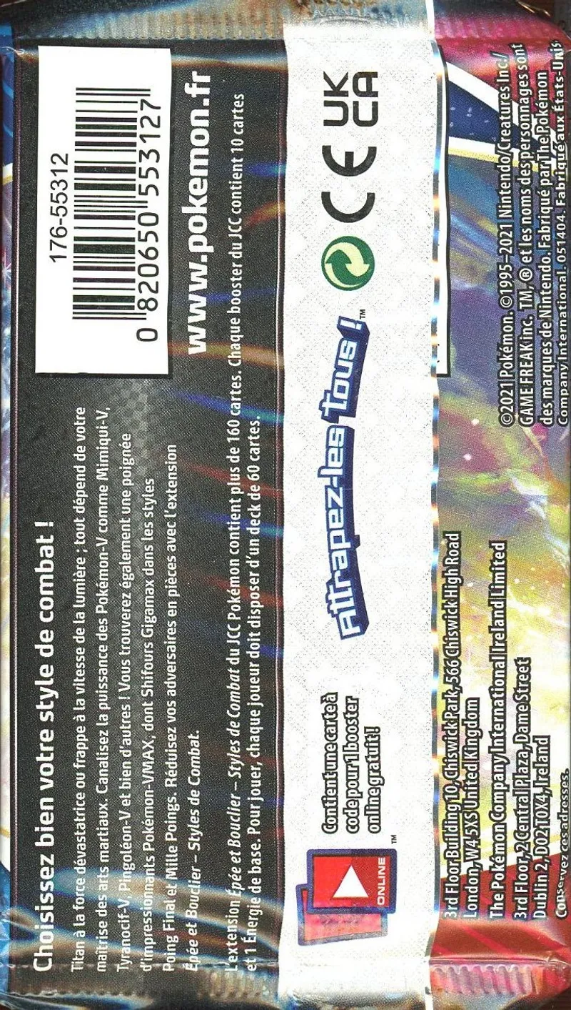 Booster EB5 Styles de Combat