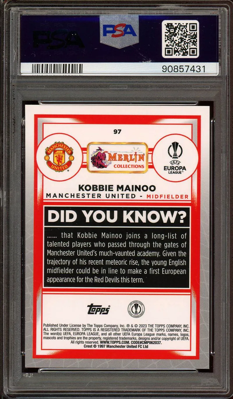 PSA 10 Kobbie Mainoo