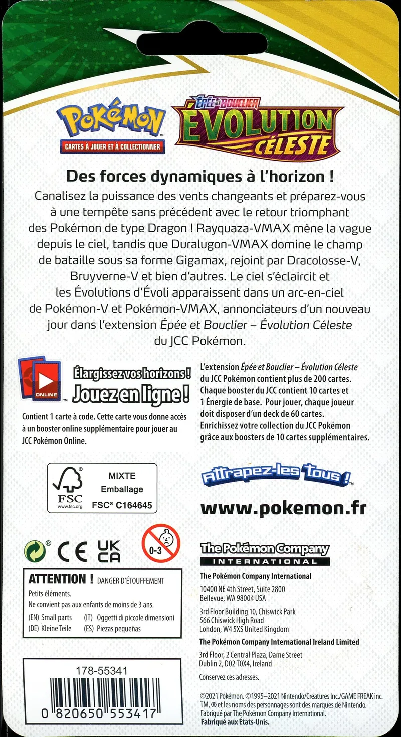 Booster Blister EB7 Evolution Céleste