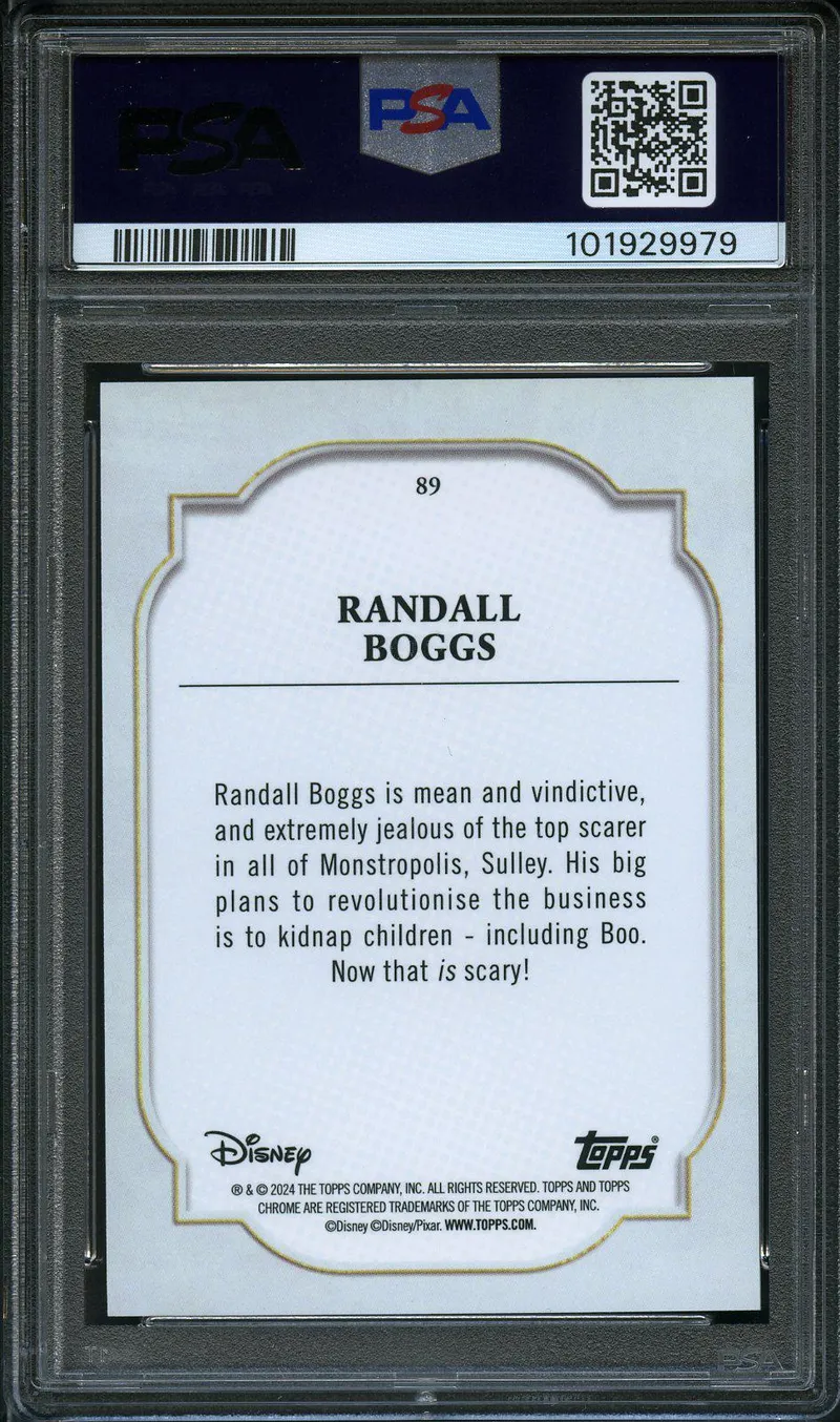 PSA 9 Randall Boggs Dark Blue & Light Blue Lava