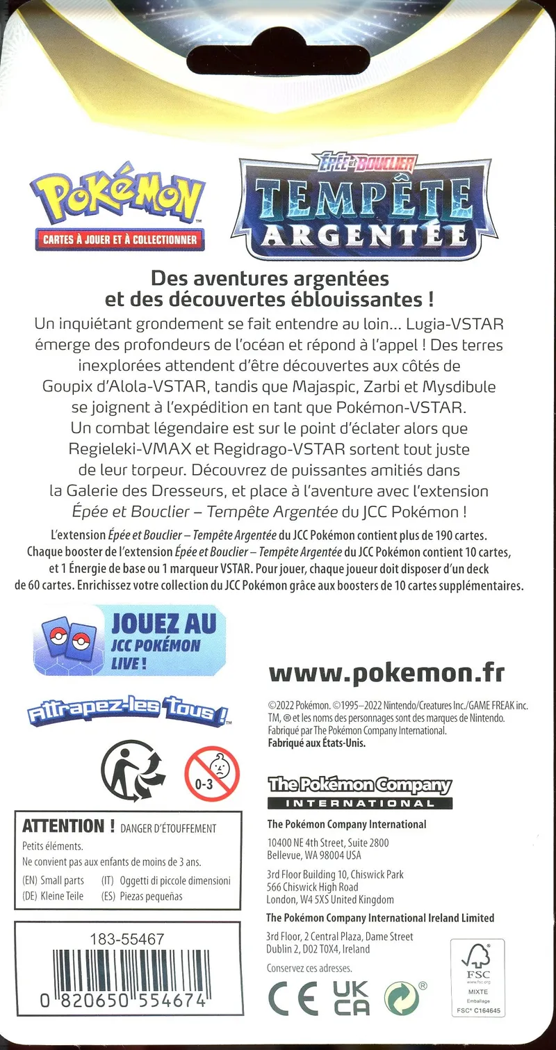 Booster Blister EB12 Tempête Argentée