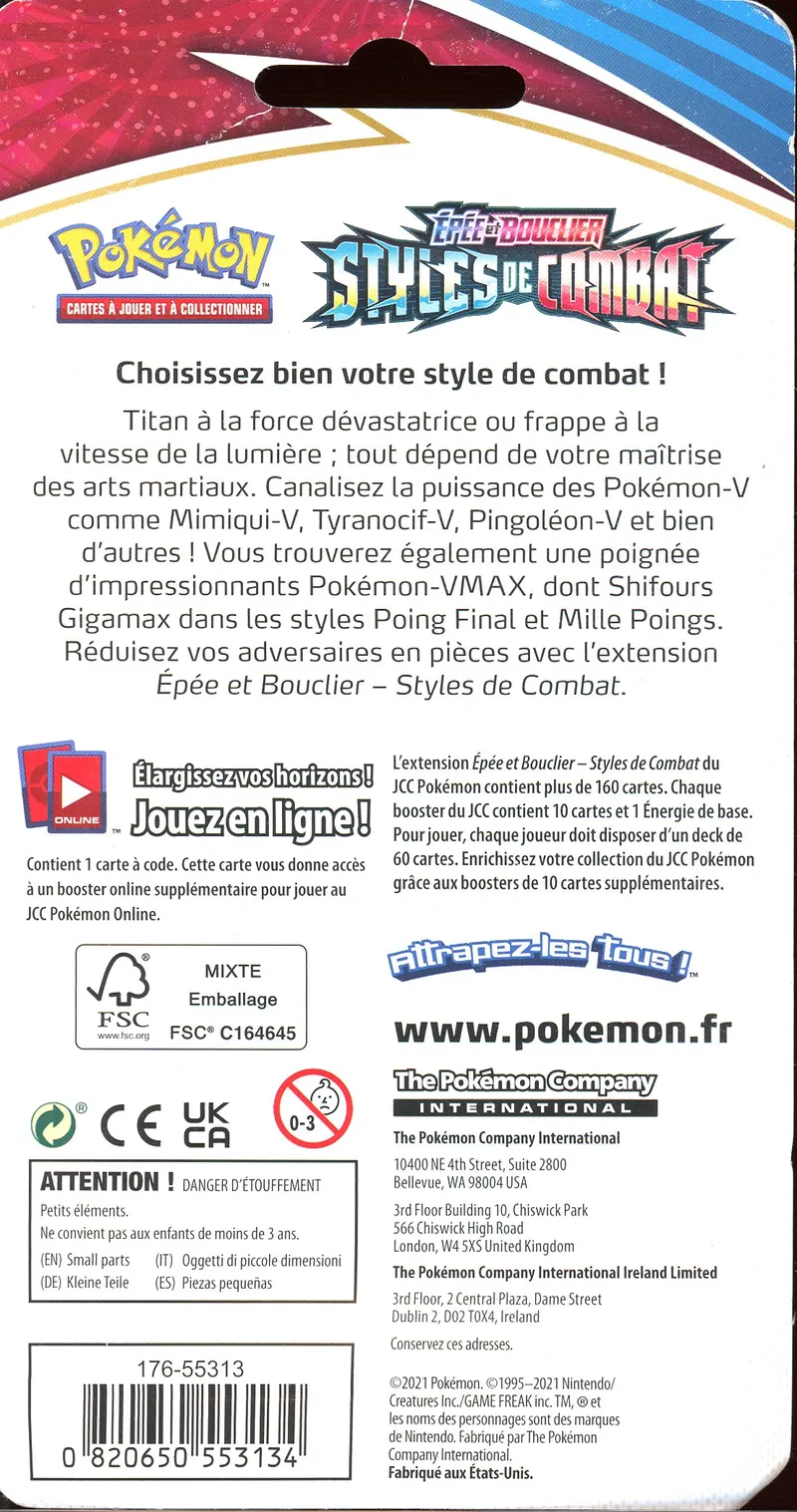 Booster Blister EB5 Styles de Combat