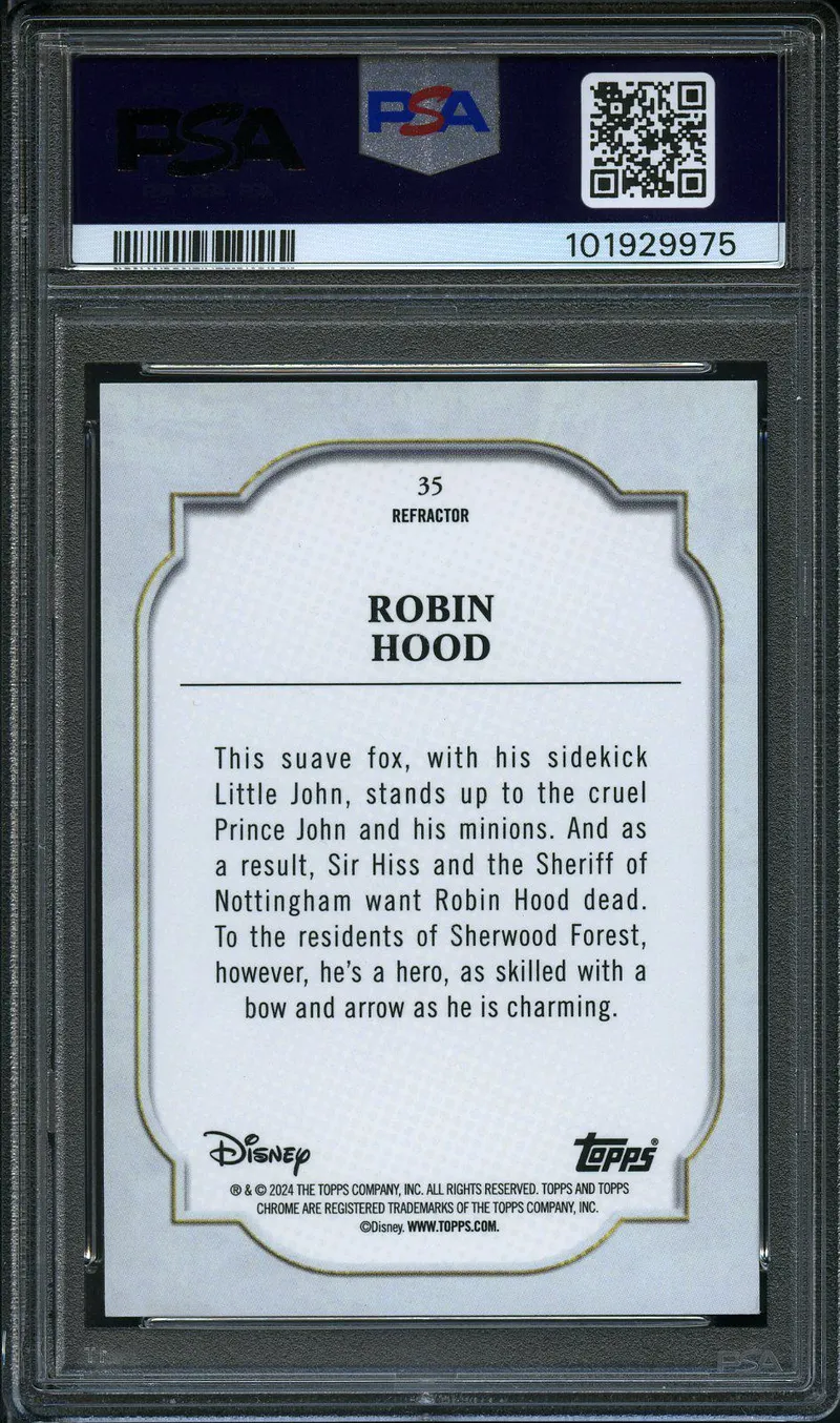 PSA 9 Robin Hood Refractor