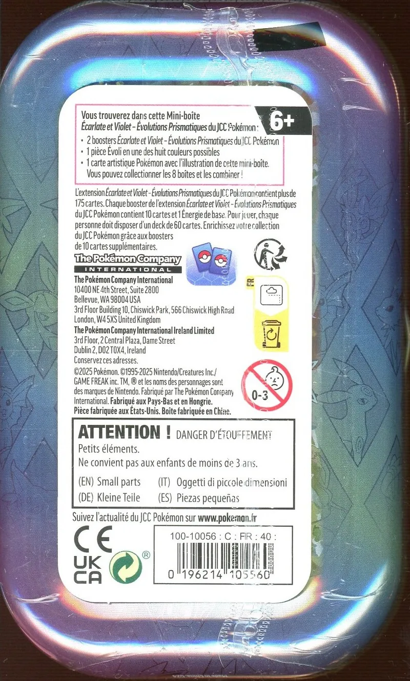 Mini Tin EV8.5 Evolutions Prismatiques