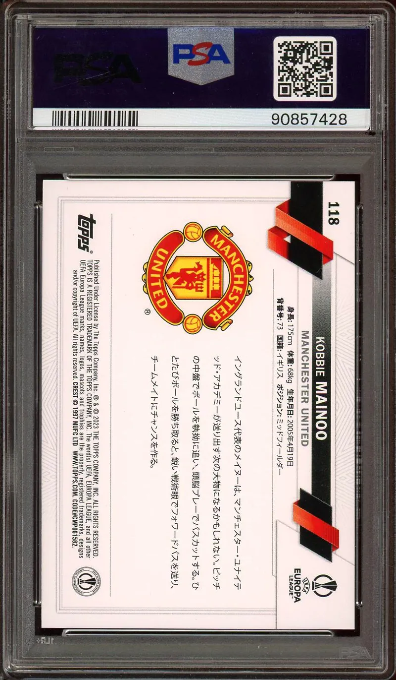 PSA 9 Kobbie Mainoo