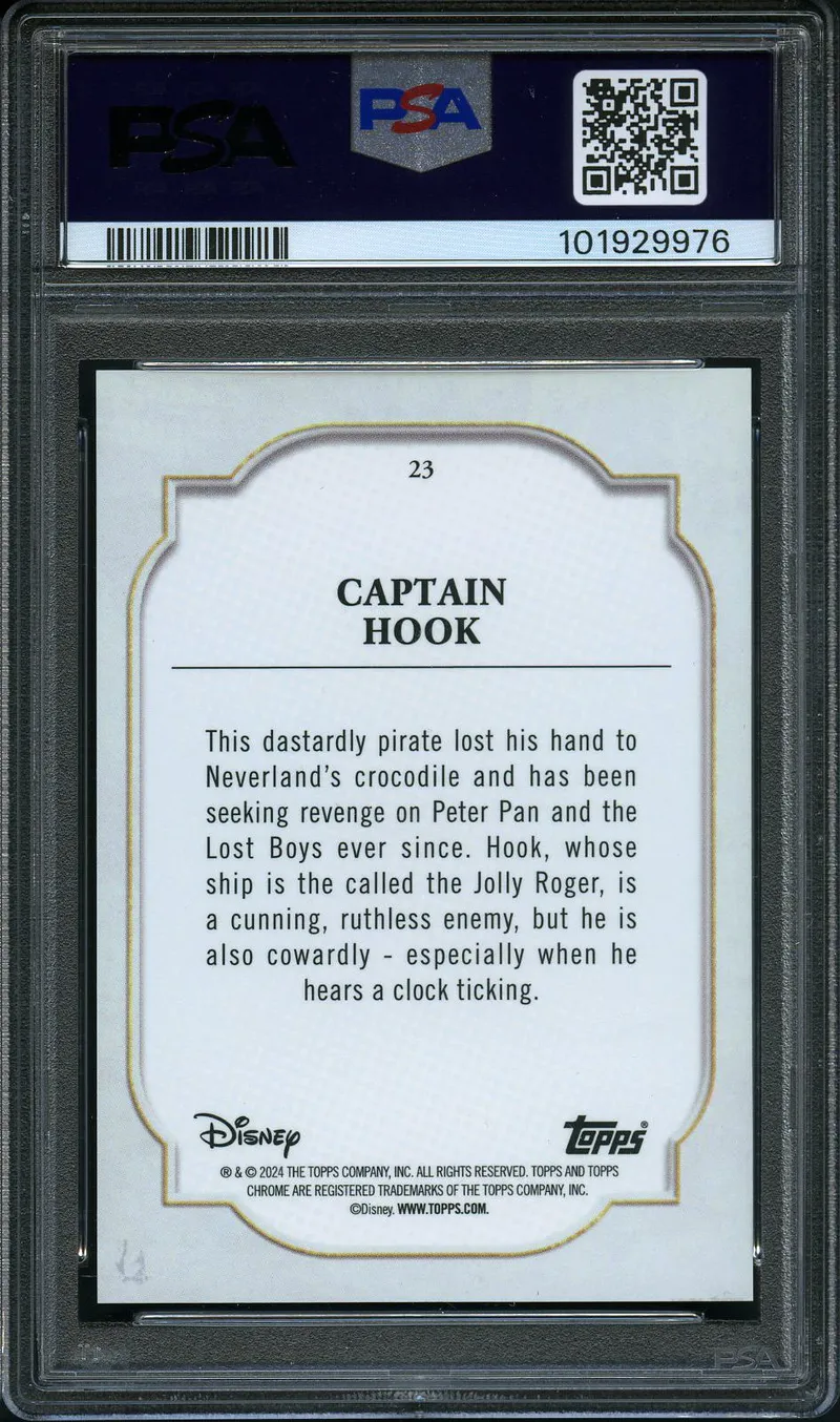 PSA 8 Captain Hook Dark Blue & Light Blue Lava
