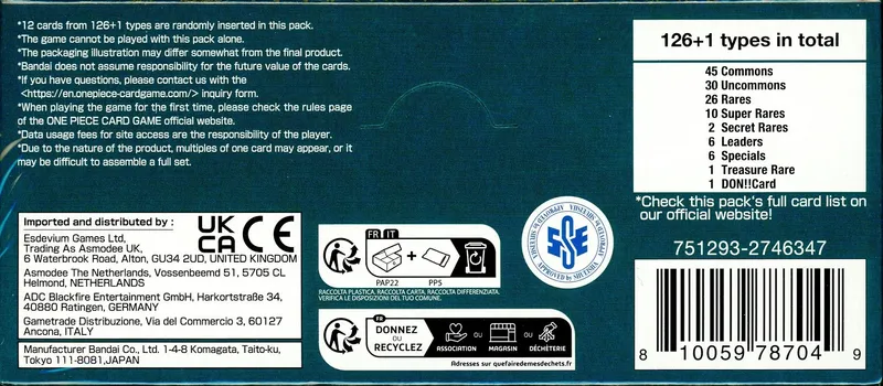 Display OP08 Two Legends