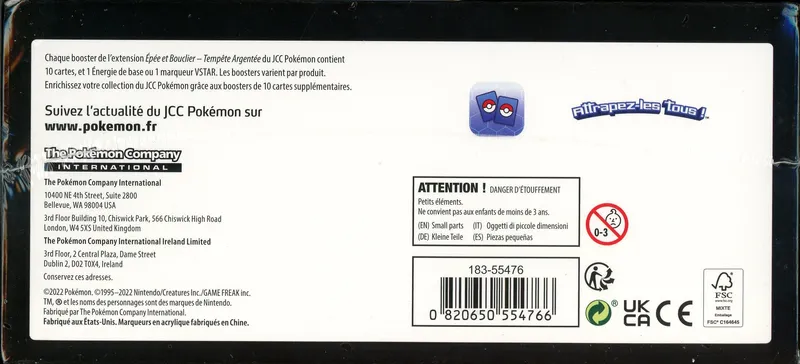 Coffret Stade Stratégies et Combats EB12 Tempête Argentée